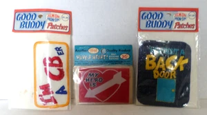 Vintage Good Buddy Patches & York Patch Denim Sew On / Iron On Embroidered - Picture 1 of 5