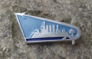 Vintage Russian Cruiser Aurora October Revolution Vostok Space Rocket Pin Badge - Picture 1 of 4
