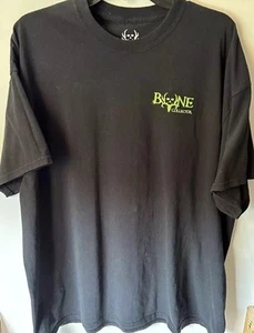 T-shirt nera girocollo manica corta uomo Bone Collector taglia 2XL 100% cotone - Foto 1 di 4