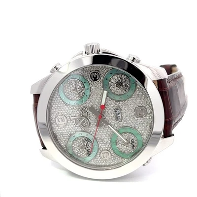 Mens Jacob & Co. Five Time Zone JC Diamond Watch - Image 1 of 4