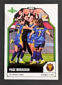 2025 Parkside Pronto Paige Monaghan PR305 Utah Royals #PRONTO-185 NWSL - Picture 1 of 2