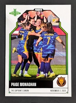 2025 Parkside Pronto Paige Monaghan PR305 Utah Royals #PRONTO-185 NWSL - Image 1 of 2