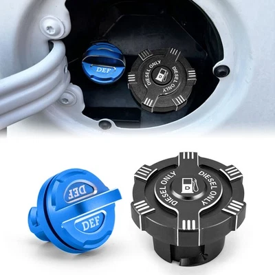 Tapa de combustible diésel y tapa DEF azul para Ram 1500 2500 3500 2019-2023 3,0 L 6,7 L Foto 1 de 4