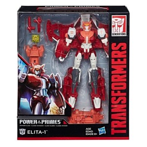 HASBRO TRANSFORMERS POTP POWER OF THE PRIMES VOYAGER CLASS ELITA-1 ACTION FIGURE
