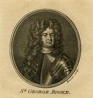 Antique Print-Portrait-George Rooke-Naval Officer-Benoist-1757-1758