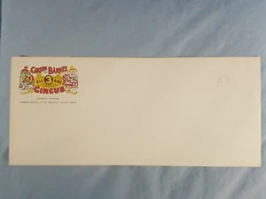 Vintage CARSON BARNES Big 3 Ring Circus Cachet Envelope Unused - Picture 1 of 3