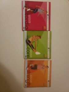 McDonald's 15 Minute Workout DVD (YOGA, CARDIO, CORE, STRENGTH) 3 DVD lot