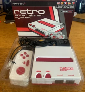 Retro-Bit Retro Entertainment System - White/Red - CIB - Picture 1 of 11