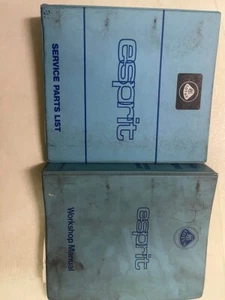 1970s 1980s Lotus ESPIRIT Servicio Reparación Taller Manual Juego W Parte List - Imagen 1 de 13