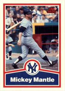 1991 Line Drive Mantle #17 Mickey Mantle 