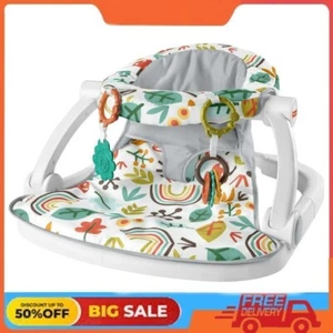 Fisher-Price Sit-Me-up Floor Seat Portable Infant Chair | Toys, Whimsical Forest - Picture 1 of 7