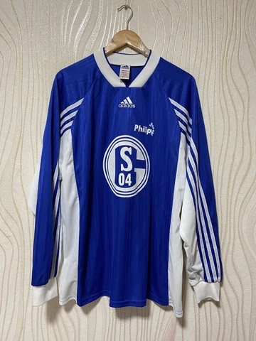SCHALKE 90s HOME FOOTBALL SHIRT SOCCER JERSEY FAN CLUB ADIDAS sz XL MEN Cover