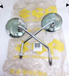 SUZUKI T500 TS400 RE5 GT250 GT380 GT550 GT750 BACK MIRROR Thread ø 10mm NOS SGP - Picture 1 of 12