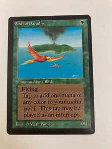 MTG Birds of Paradise, BETA Edition, EX-NM, Magic the Gathering 1993 - Bild 1 von 4