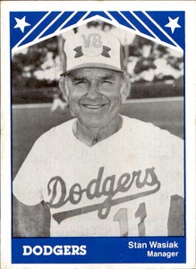 1983 Vero Beach Dodgers TCMA #28 Stan Wesiak Manager Baseball Card