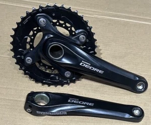 Shimano Deore FC-M615 175mm 38/24 2x10 Speed , Mountain Bike Double Crankset - Picture 1 of 10