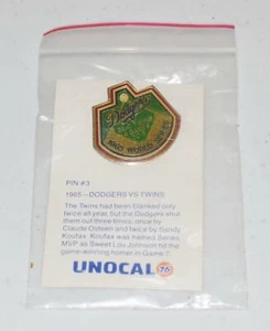 * Pin de coleccionista de béisbol Unocal 76 Dodger's - #3 - Imagen 1 de 2