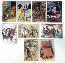 Louis Wain Maurice Boulanger, Ernest Nister and Arthur Thiele cards