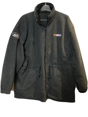 Vintage Nascar 2000 Fleece Hoodie Jacket Cintas The Uniform People Size XL Grey - Image 1 of 4