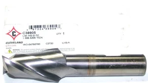 Cleveland Twist C38905 1" Diameter 5/8" Shank 2 Flute TiCN Coat HSS End Mill New - Picture 1 of 1