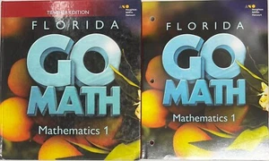 6th Grade 6 Go Math Florida Student Teacher Edition Mathematics 1 Homeschool - Imagen 1 de 1