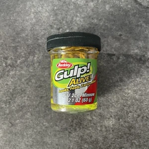 Berkley Gulp Alive Scented 1" Minnow Bait | 2.1oz / 60g | Chartreuse Shad - Picture 1 of 3