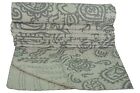 Indian Cotton Kantha Stitched Quilt Bedspread Throw Blanket Bed cover Bedding