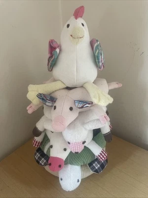 Juguete apilable Pottery Barn para niños diversión en la granja juguete de peluche juguetes para niños juego de simulación Foto 1 de 4