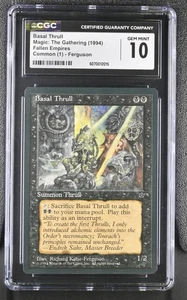 Basal Thrull CGC 10 Gem Mint Magic the Gathering 1994 Fallen Empires Ferguson - Picture 1 of 2