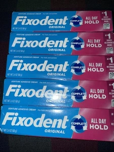 Fixodent Original Denture Adhesive Cream, 2.4oz (Pack of 5) - Picture 1 of 2