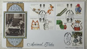 GB QEII 2006 Animal Tales Alice Benham Silk Numbered FDC Daresbury SHS Cat £10+ - Picture 1 of 4
