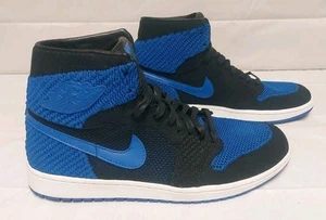 Nike Air Jordan 1 Retro High Flyknit Royal 919704 006 Men's Sneakers Size 12 - Picture 1 of 9