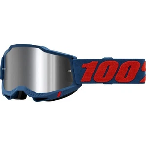 100% Accuri 2 Motocross & Mountain Biking Adult Goggles (Odeon - Mirror Silve... - Picture 1 of 1