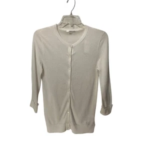 Cardigan donna GAP cotone superfine bianco taglia small nuovo con etichetta - Foto 1 di 6