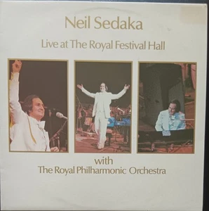Neil Sedaka Live At The Royal Festival Hall 1974 LP record excellent, cover VG+ - Picture 1 of 3