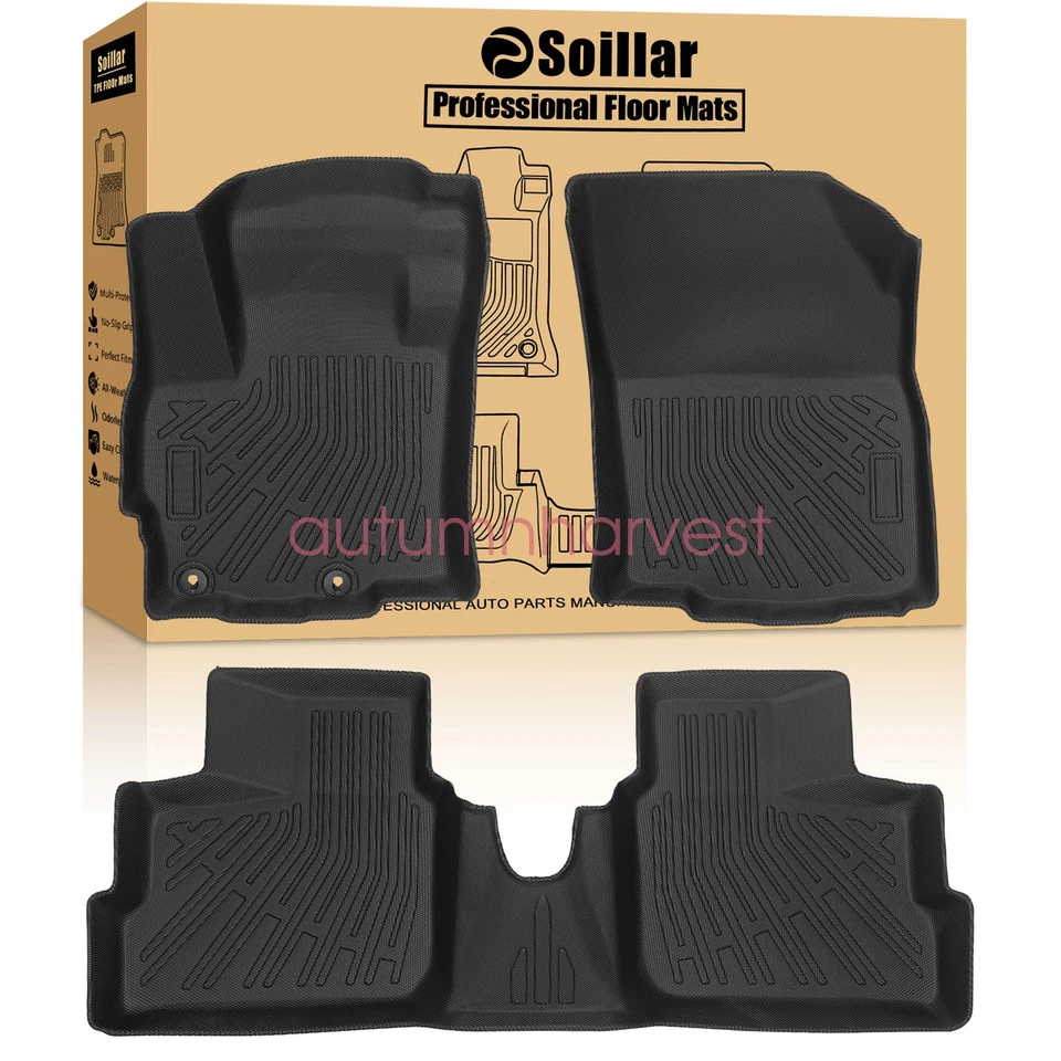 Alfombrillas de TPE forro para Mitsubishi Mirage Hatchback 2014-2020 4 puertas para todo tipo de clima Foto 1 de 4