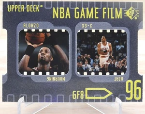 1997 Upper Deck UD SP NBA Game Film #GF8 Alonzo Mourning Miami Heat - Picture 1 of 2