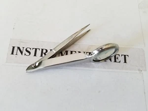 Magnifying Tweezres with Splinter Forceps ENT Surgical - Picture 1 of 3
