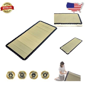 Japanese Tatami Mattress - Natural Rush Grass Sleeping Mat, Twin Size 35"x79" - Picture 1 of 10