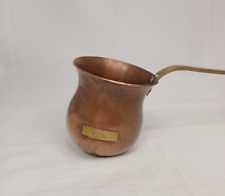 Vintage Copper And Brass Rum Measuring Ladle Dipper