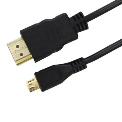 :Micro USB zu HDMI Kabel Micro USB zu HDMI Adapter Schwarz - Bild 1 von 4