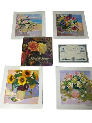 S. Burkett Kaiser - "Suíte Kaiser" 4 Serigrafia Numerada *Assinada pelo Artista* - Imagem 1 de 4