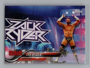 2018 Topps WWE Then Now Forever Roster Update #R-39 Zack Ryder wrestling card - Picture 1 of 2
