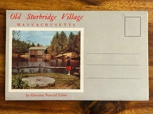 View Folder Postcard 12 Foldout Cards Old Sturbridge Village Massachusetts - Picture 1 of 5