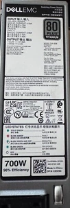 Dell EMC 3D09N R750 R660 D700-S1 700 W 80+ Alimentatore switching titanio - Foto 1 di 2