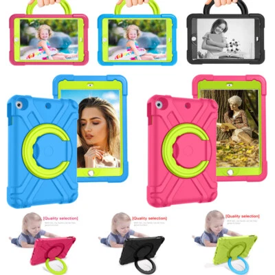 360 Rotation Handle Stand Case Cover For iPad 5th 6th Generation 9.7” Kids Gift - Image 1 of 4