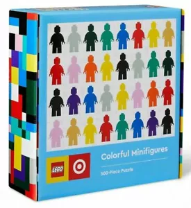 MINIFIGURE COLORATE PUZZLE arcobaleno lego collezione bersaglio NUOVO lego minifig - Foto 1 di 2