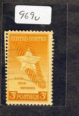 Sello #969 Gold Star Mothers 1948 usado Foto 1 de 2