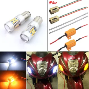 Switchback 28-SMD LED for Suzuki Hayabusa Turn Signal w/ Daytime Running Lights - Picture 1 of 12