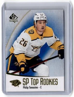 2021-22 SP Authentic #TR-15 Philip Tomasino SP Top Rookies Blue - Image 1 of 2